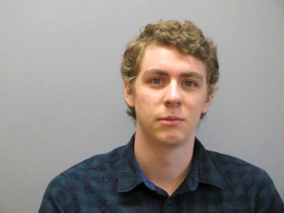 Brock Turner on Sept. 6, 2016, at the Greene County Sheriff's Office in Xenia, Ohio, where he officially registered as a sex offender. (Greene County Sheriff's Office via AP)