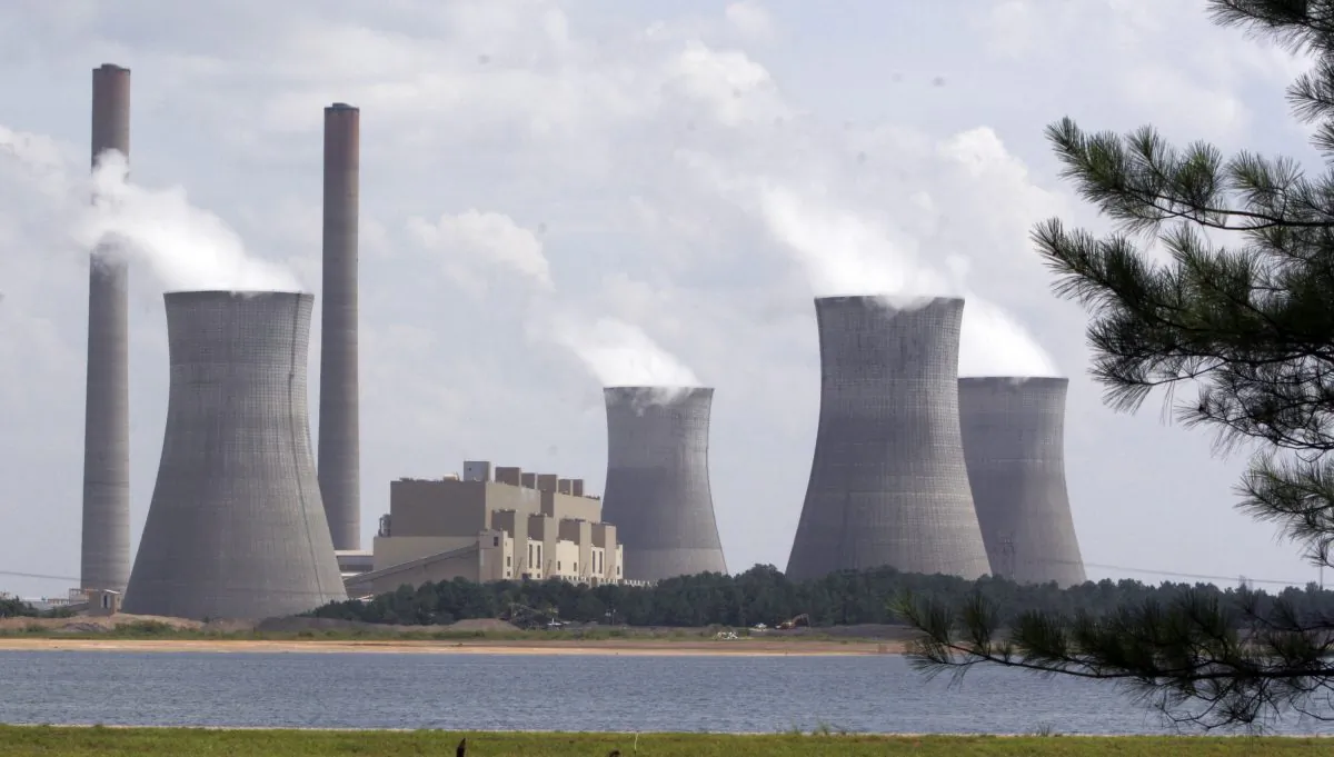 FILE - In this July 10, 2007 file photos, the coal-fired Plant Schereris in operation at Juliette, Ga. (AP Photo/Gene Blythe, File)