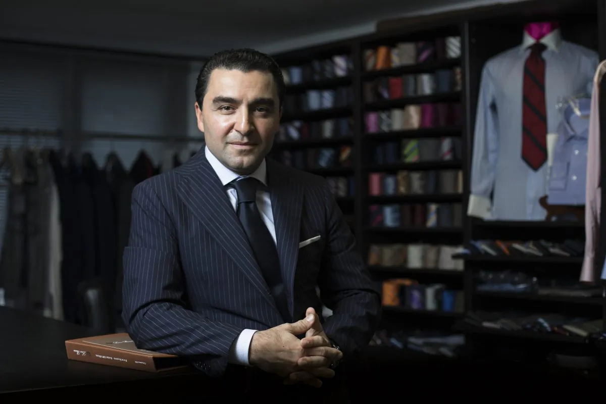 Tailor Nick Eleganza at his shop Sartoria Eleganza in Midtown Manhattan, New York, on Aug. 25, 2016. (Samira Bouaou/Epoch Times)