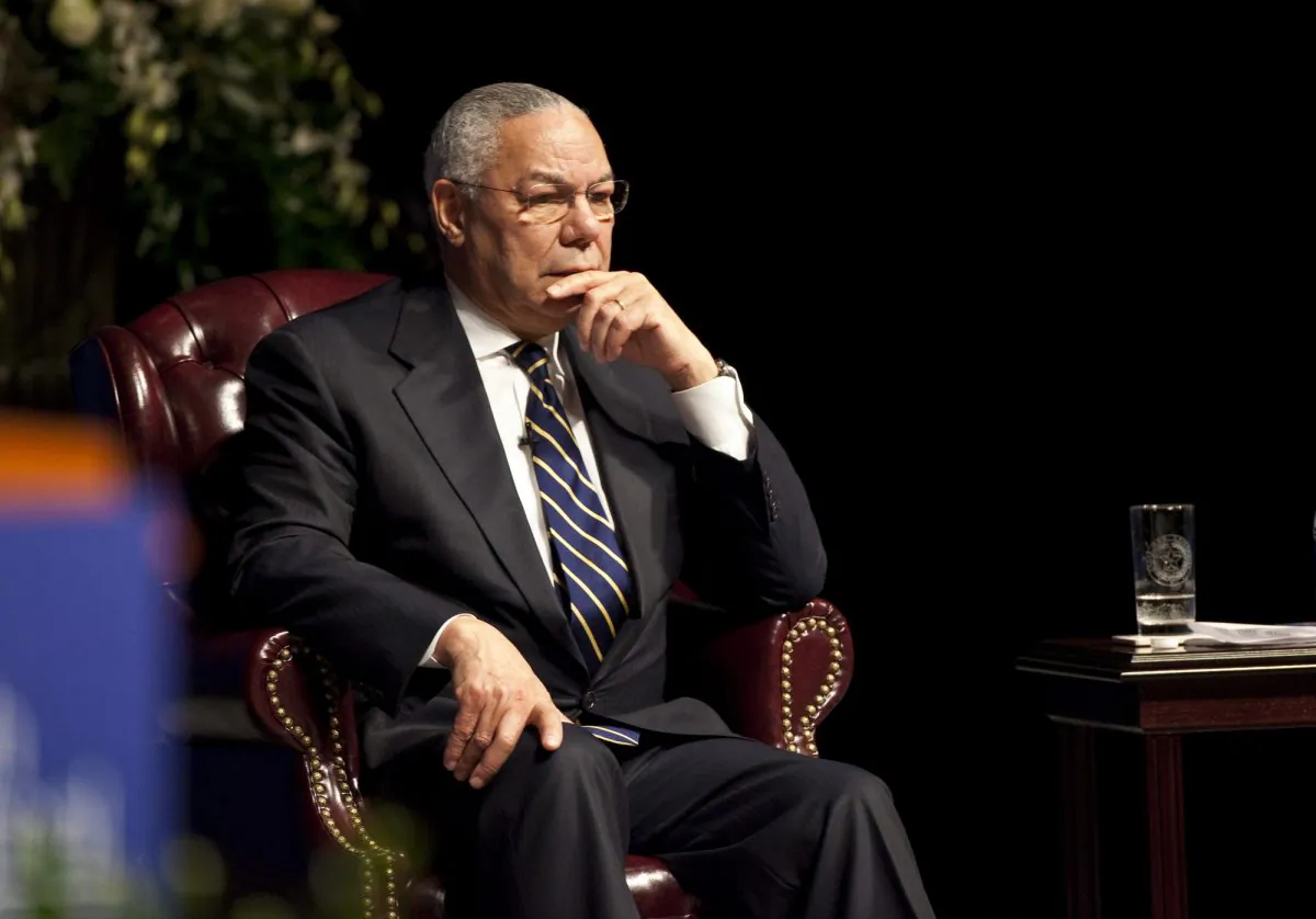 Former Secretary of State Colin Powell on January 20, 2011 in College Station Texas. (Ben Sklar/Getty Images)