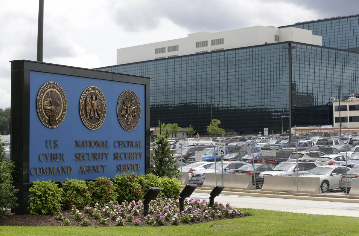The National Security Agency (NSA) campus in Fort Meade, Md., on June 6, 2013. (AP Photo/Patrick Semansky)