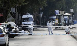 Hungary Manhunt in Budapest Blast That Wounded 2 Officers