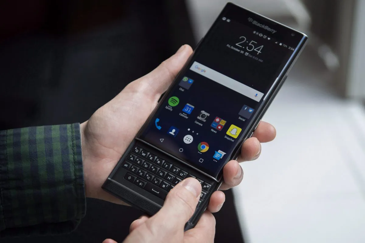 The Blackberry Priv. (The Canadian Press/Graeme Roy)