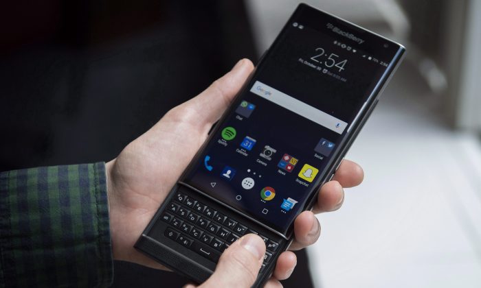 The Blackberry Priv. (The Canadian Press/Graeme Roy)