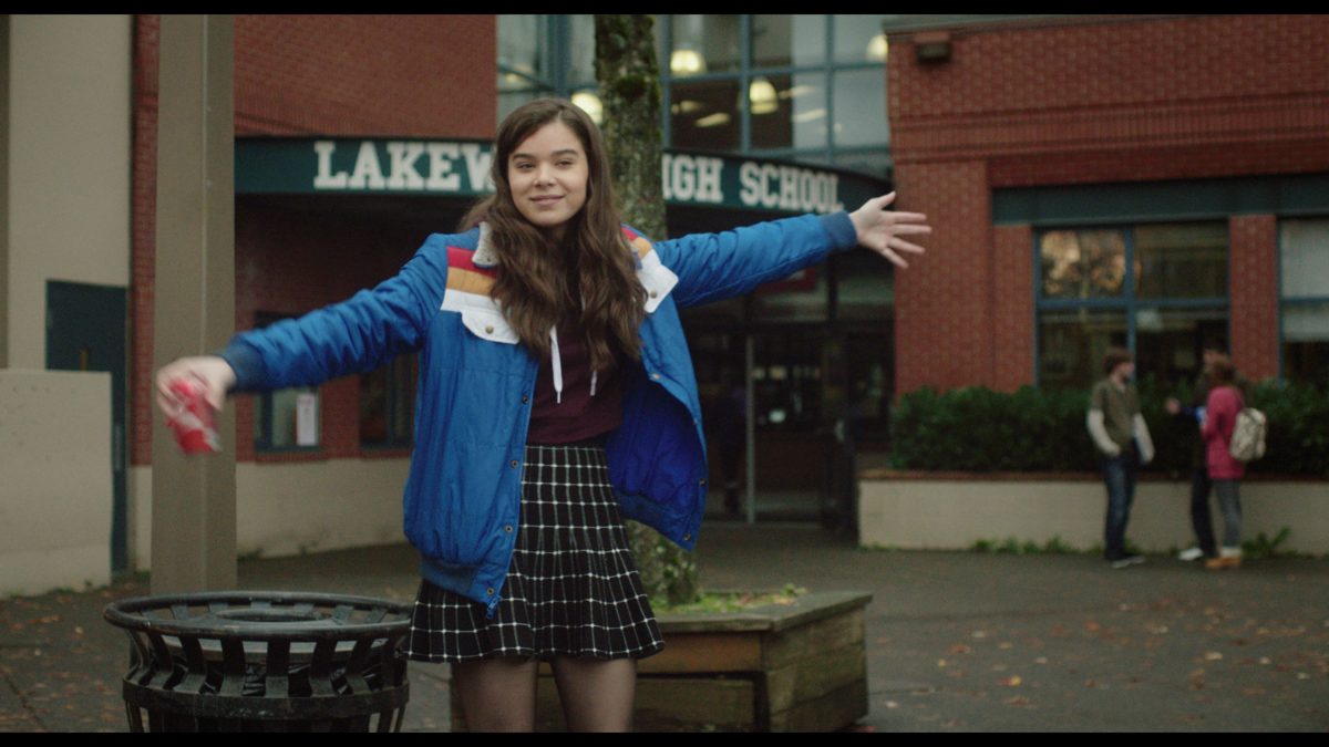 girl with blue coat in The Edge of Seventeen