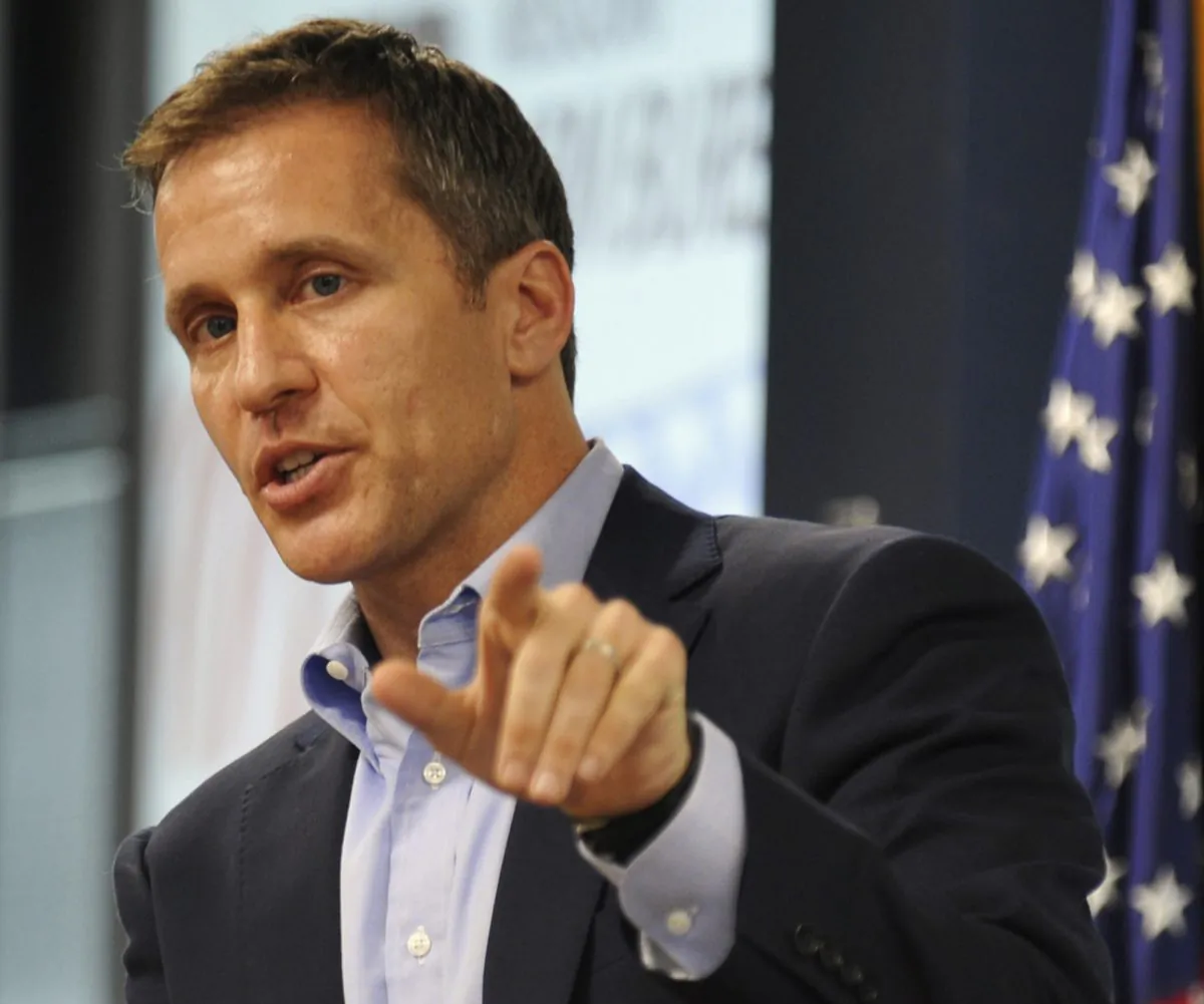 Eric Greitens is seen in a 2016 file photo. (Julie Smith/The Jefferson City News-Tribune via AP)