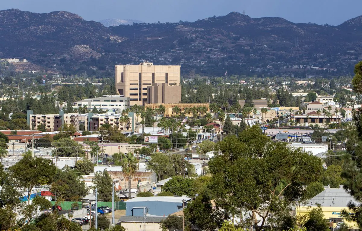 The city of El Cajon, Calif., a community east of San Diego, is seen on Sept. 29, 2016. (Don Boomer/AP Photo)