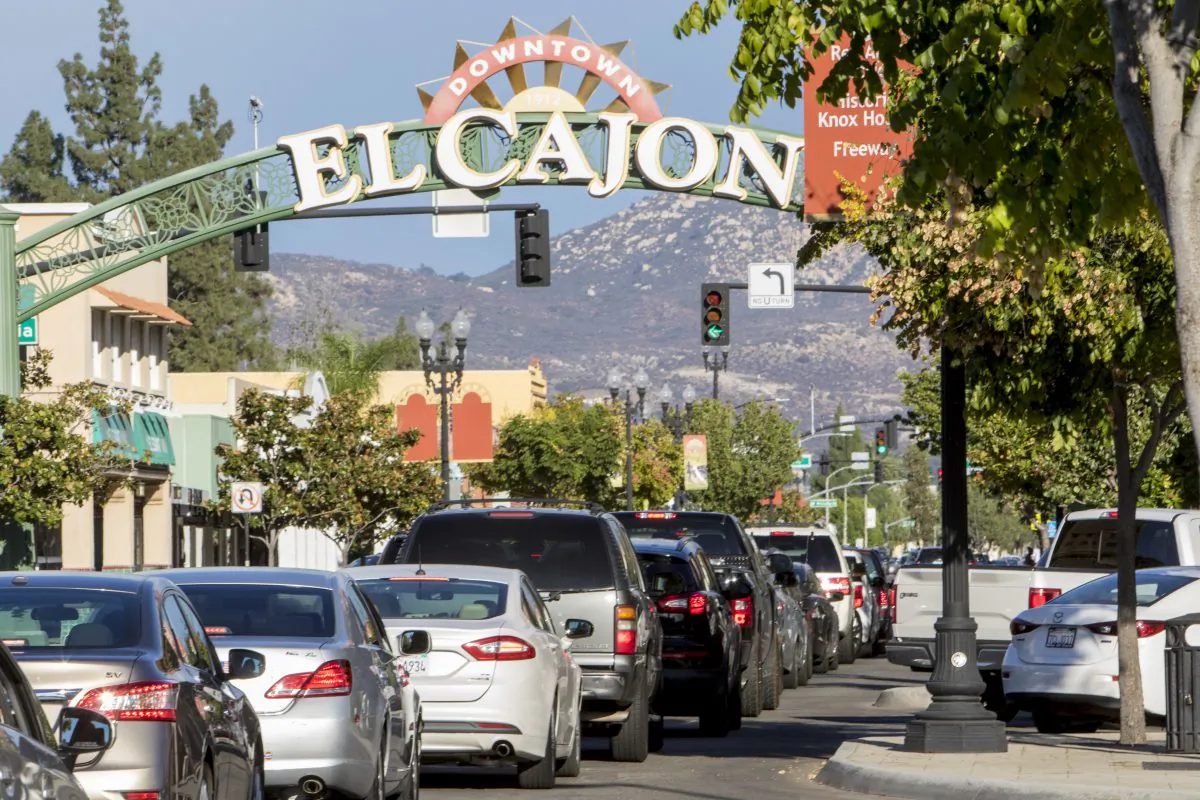Main Street in the city of El Cajon, Calif., a community east of San Diego, is seen on Sept. 29, 2016. (Don Boomer/AP Photo)