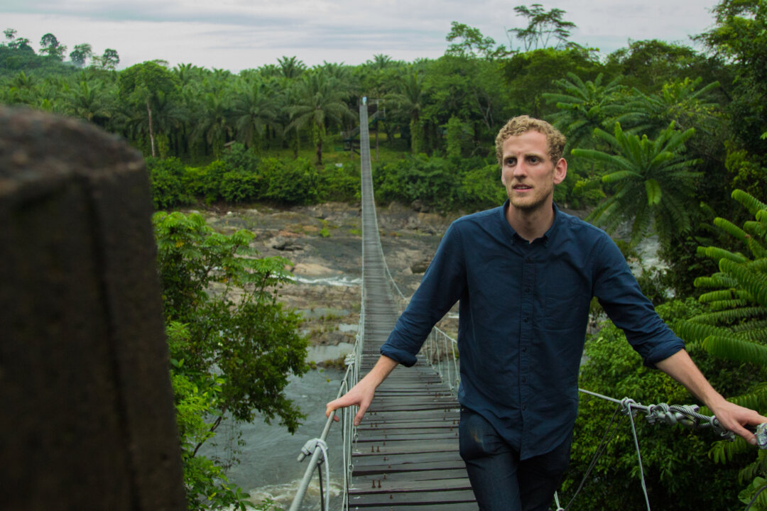 A file photo of Michael Dorgan near a palm plantation. (Courtesy of Michael Dorgan)