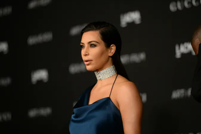 TV personality Kim Kardashian West at the 2014 LACMA Art + Film Gala honoring Barbara Kruger and Quentin Tarantino presented by Gucci at LACMA in Los Angeles, Calif., on Nov. 1, 2014. (Jason Merritt/Getty Images for LACMA)