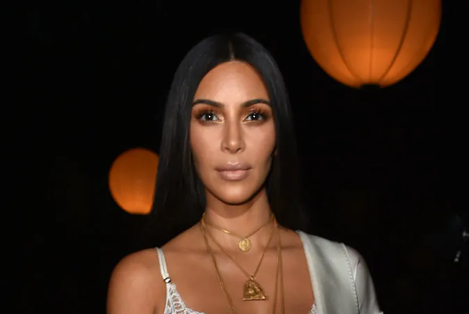 Kim Kardashian attends the Givenchy show as part of the Paris Fashion Week Womenswear Spring/Summer 2017 in Paris, France on Oct. 2, 2016. (Pascal Le Segretain/Getty Images)