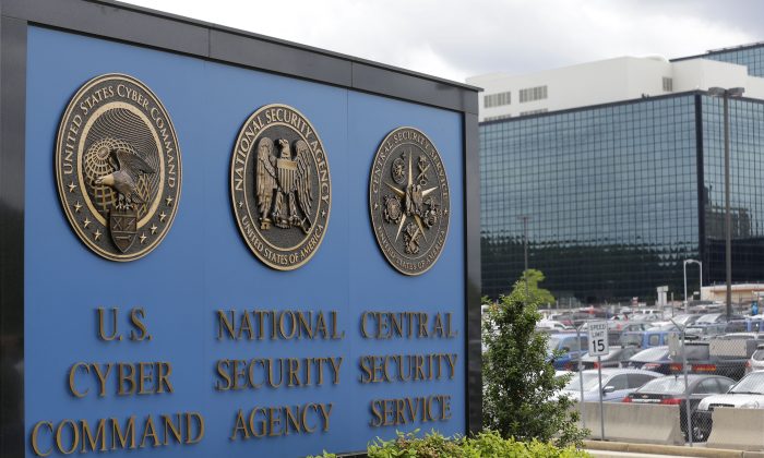 A sign outside the National Security Agency (NSA) campus in Fort Meade, Md., on June 6, 2013. (Patrick Semansky/AP Photo)