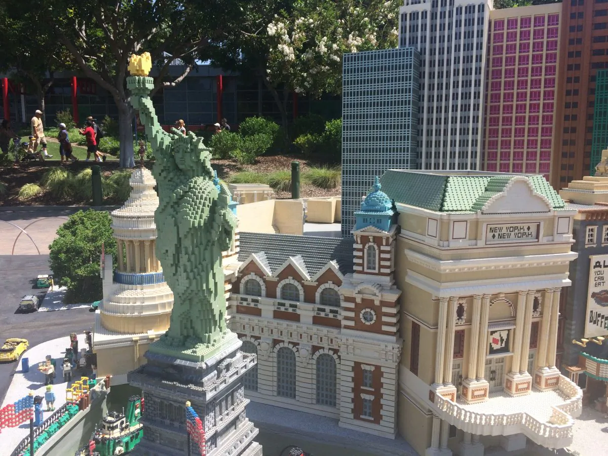 Replica of New York City at Miniland in Legoland. (Beverly Mann)