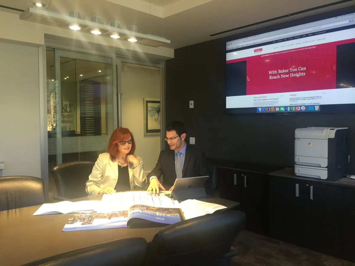 Baker Real Estate president and CEO Barbara Lawlor and vice-president Harley Nakelsky. (Courtesy Baker Real Estate Incorporated)