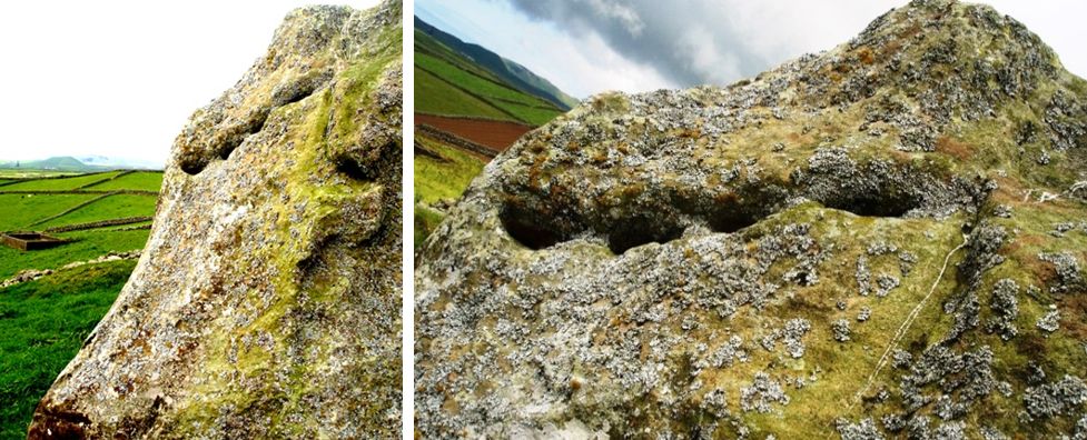 An example of slits made in rocks on the Azores islands. (Courtesy of Antonieta Costa)