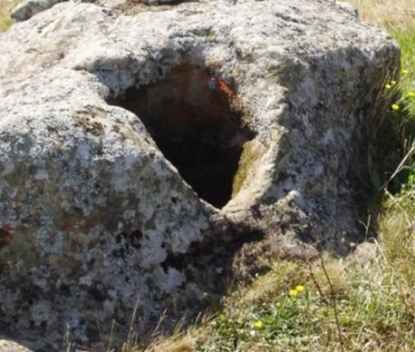 An example of basins found near rocks that look like human faces or animals on the Azores islands. (Courtesy of Antonieta Costa)
