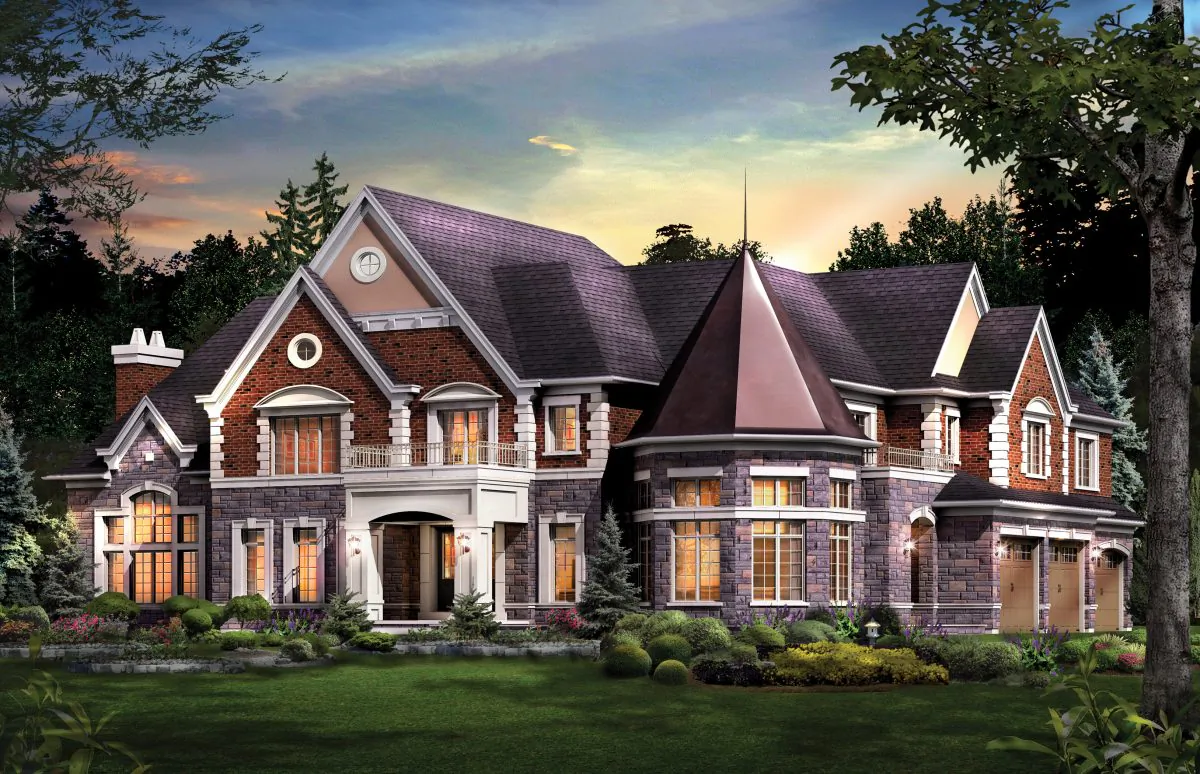 Rendering of a home built by SkyHomes. (Courtesy of SkyHomes)