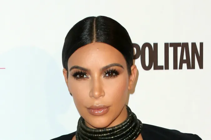 TV personality Kim Kardashian attends Cosmopolitan's 50th Birthday Celebration at Ysabel on October 12, 2015 in West Hollywood, California. Newly released footage showed the moment five armed men readied to rob Kardashian's home on Oct. 20. (Frederick M. Brown/Getty Images)