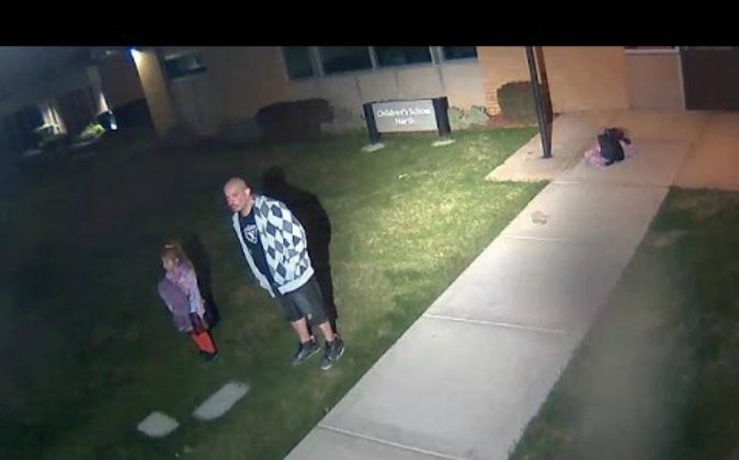 Adrian Sanchez is facing a felony charge of child abuse by abandonment after he left his daughter alone on a Utah college campus on Oct. 9 (YouTube)