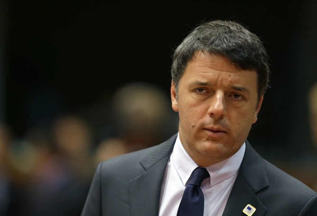 Italian Prime Minister Matteo Renzi during the EU Summit in Brussels on Oct. 21, 2016. (AP Photo/Alastair Grant)