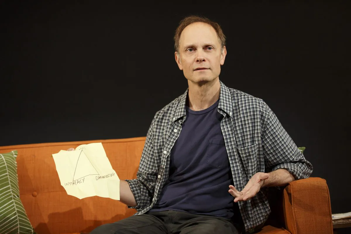 David Hyde Pierce as Nate Martin, a lonely man trying to deal with existential issues. (Joan Marcus) 