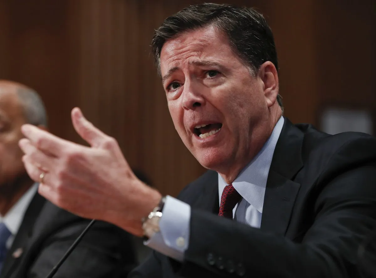 FBI Director James Comey testifies on Capitol Hill in Washington on Sept. 27, 2016. (AP Photo/Pablo Martinez Monsivais)