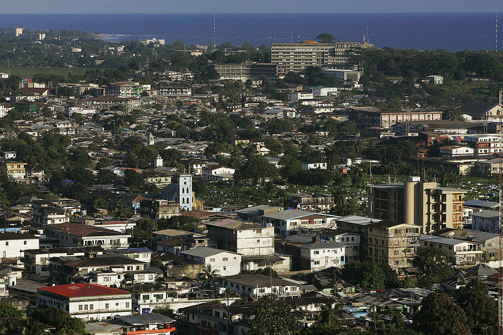 Monrovia, Liberia is shown in a file photo. The internet in Liberia was taken offline by a cyberattack on Nov. 2. (Chris Hondros/Getty Images)