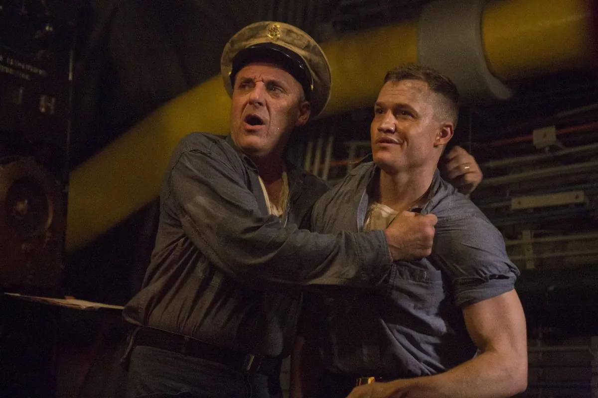 Tom Sizemore and Matthew Pearson in "USS Indianapolis: Men of Courage." (USS Indianapolis Productions)