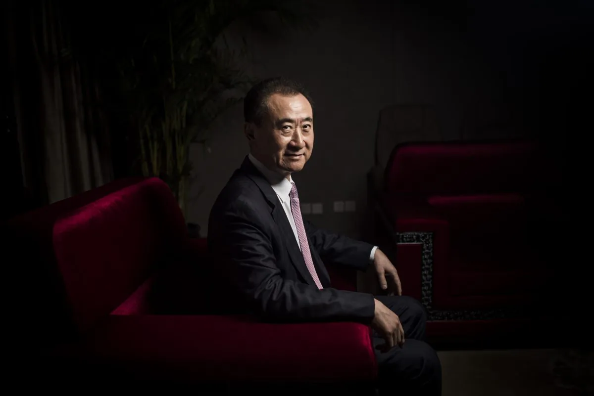 Chairman of Wanda Group Wang Jianlin in Beijing on Aug. 25, 2016. (Fred Dufour/AFP/Getty Images)