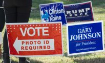 Photo: Trump Glances Over at Wife While Voting
