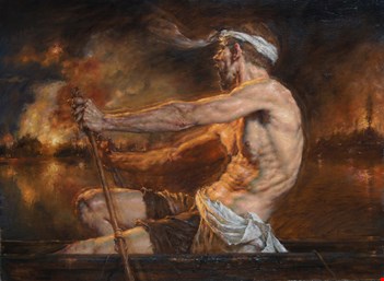 First Place Imaginative Realist Category: 5th Circle (Robert Liberace)