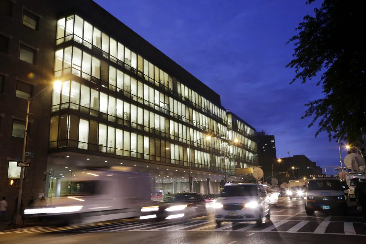 Bellevue Hospital in New York on Oct. 24, 2014. (AP Photo/Mark Lennihan)