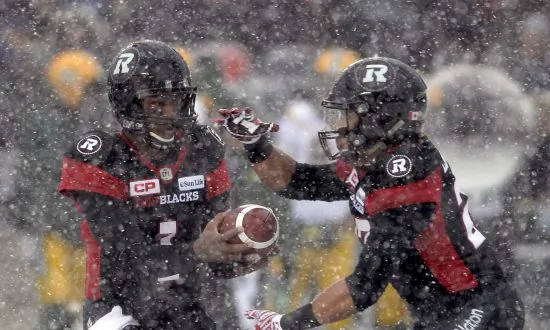 Redblacks Survive Eskimos, Snow Storm in Return to Grey Cup