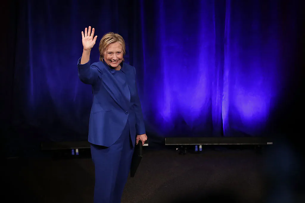 Former Secretary of State and former Democratic Presidential candidate Hillary Clinton during the Children's Defense Fund's Beat the Odds Celebration at the Newseum in Washington, DC., on Nov. 16, 2016. (Chip Somodevilla/Getty Images)
