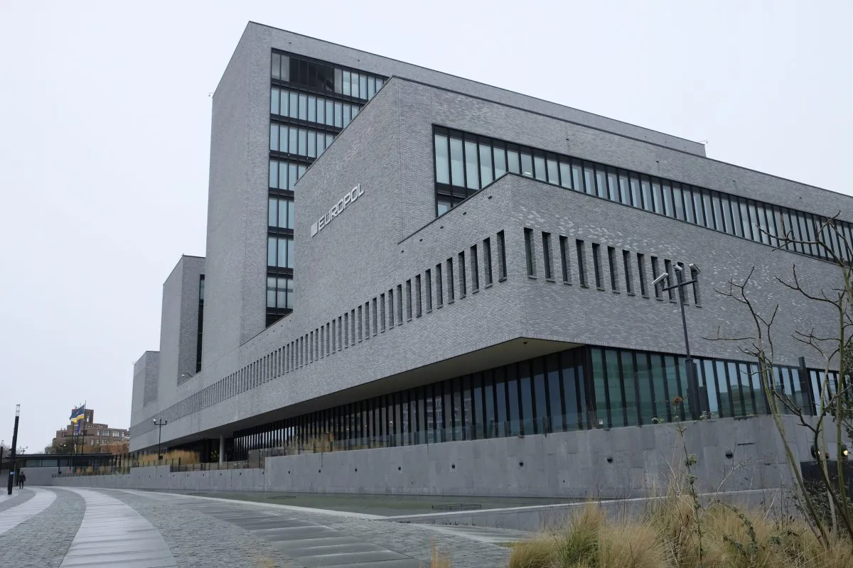 In this file photo shows the Europol headquarters in The Hague, Netherlands on Feb. 22, 2016 . (AP Photo/Mike Corder, File)