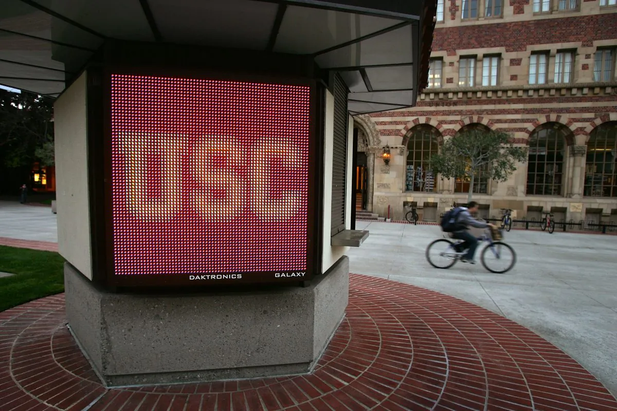 The University of Southern California (USC) campus is seen in Los Angeles on March 6, 2007. (David McNew/Getty Images)