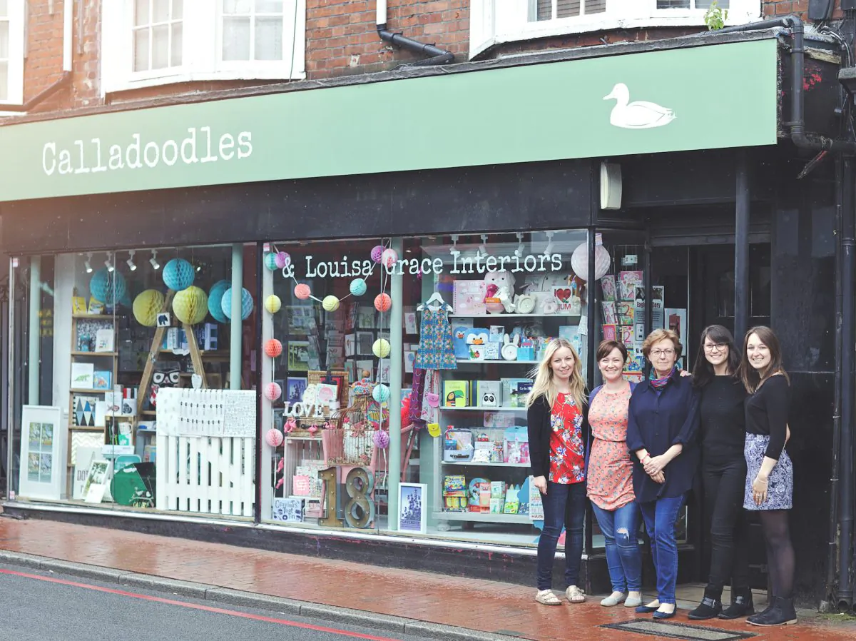 Calladoodles in Carshalton Village, Surrey. (courtesy Calladoodles)