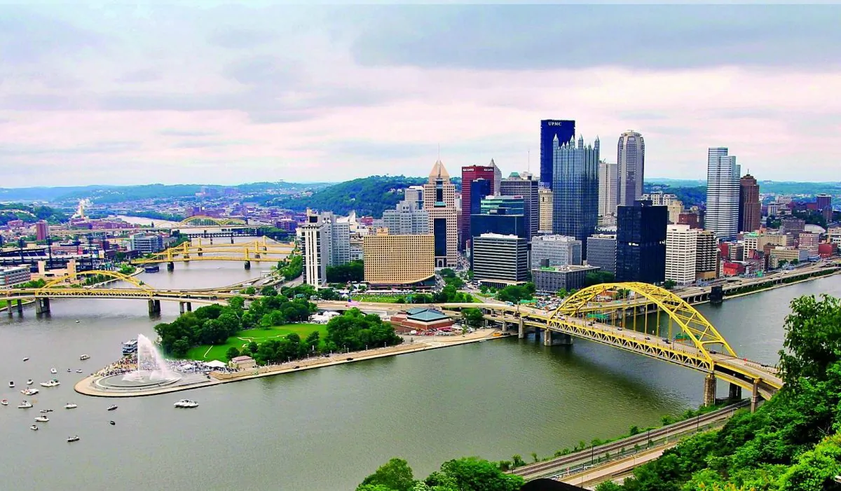Pittsburgh's skyline and some of the city's many bridges. (David Reid/VisitPittsburgh)