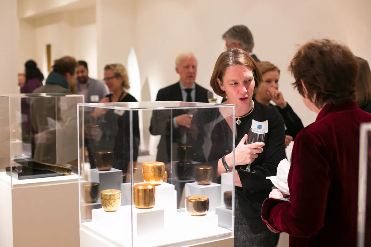 Press reception for the upcoming Asia Week 2017 at the Erik Thomsen Gallery in New York on Dec. 8, 2016. (Benjamin Chasteen/The Epoch Times)