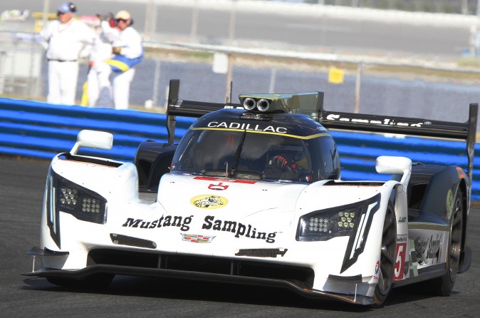 The #5 Action Express Cadillac DPi V.R. seems to have less busy front end aero than the Mazda or Riley. (Chris Jasurek/Epoch Times)