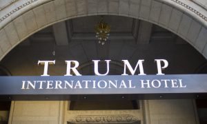 Video Shows Trump’s Washington Hotel Lobby Serving as Rest Area for Police Officers on Inauguration Day