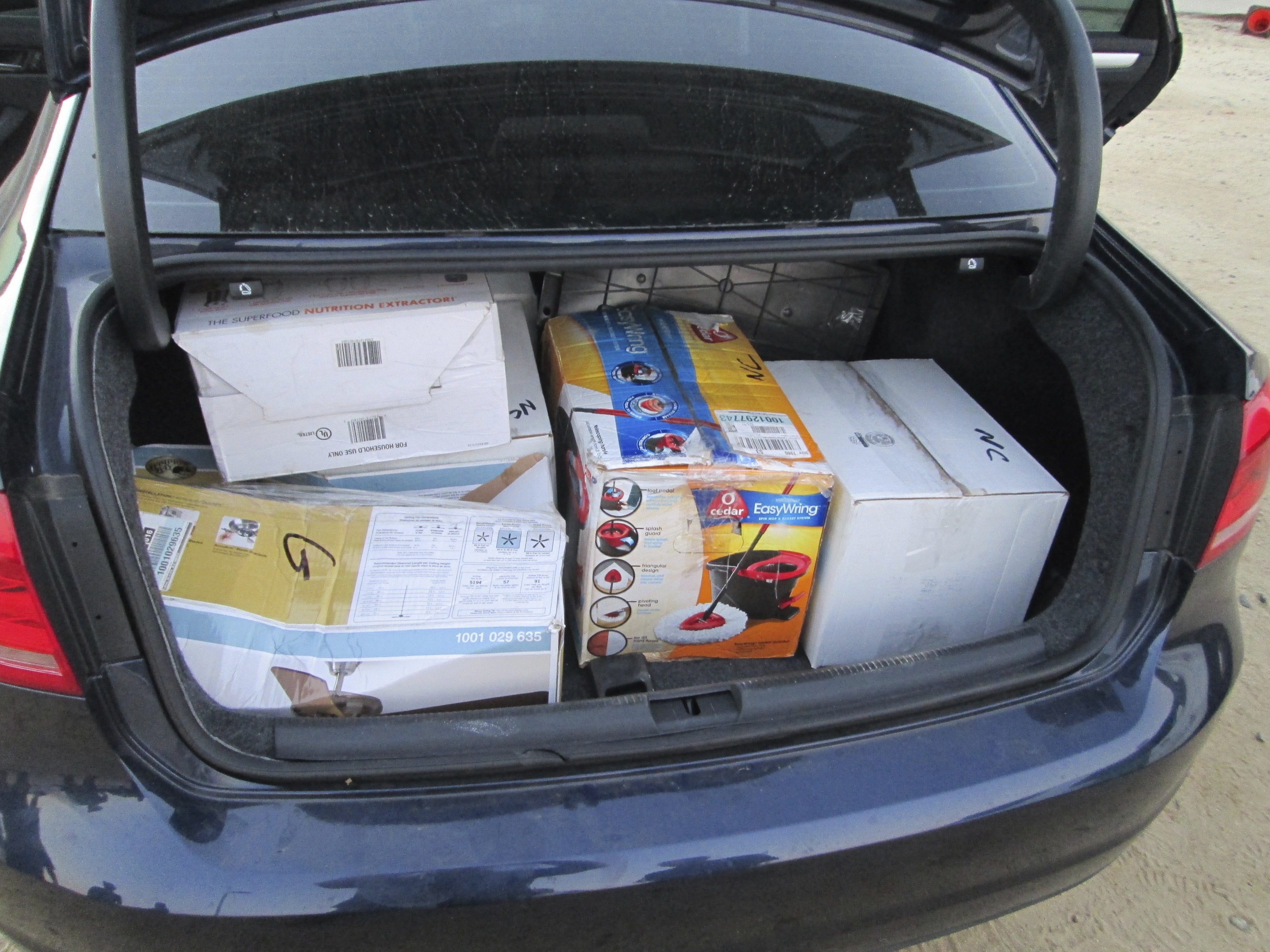 Cash seized by the U.S. Border Patrol who says it's seized more than $3 million that was being smuggled from the U.S. into Mexico. The cash was found inside two cars in Escondido on Dec. 20, 2016. (U.S. Customs and Border Protection via AP)