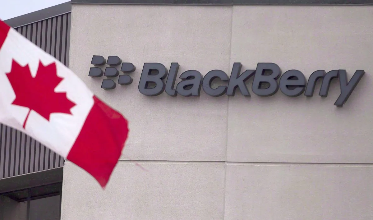 BlackBerry’s headquarters in Waterloo, Ontario. (The Canadian Press/Geoff Robins)