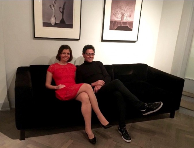 Sibylle Eschapasse and Oz Garcia on Dec. 19, 2016. (Courtesy of Oz Garcia)