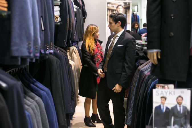 The SAYKI grand opening and holiday cocktail event at their first store in New York on Dec. 15, 2016. (Benjamin Chasteen/Epoch Times)