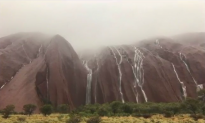 Majestic Waterfalls Emerge at Ayers Rock After Record Rainfall (Video)
