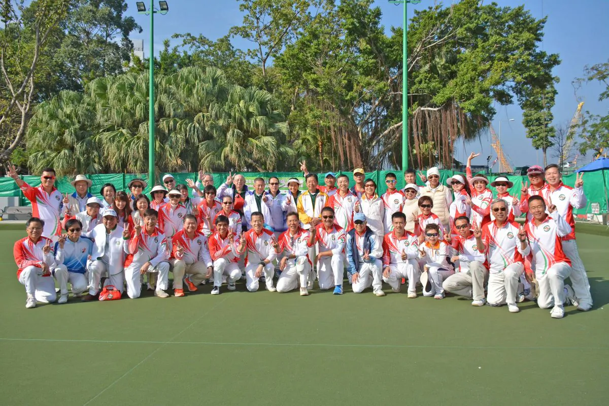 The Fire Services Lawn Bowls Club celebrated its 10th anniversary with an invitational tournament on New Year's eve. More than 50 bowls enthusiasts participated in the tournament. (Stephanie Worth)