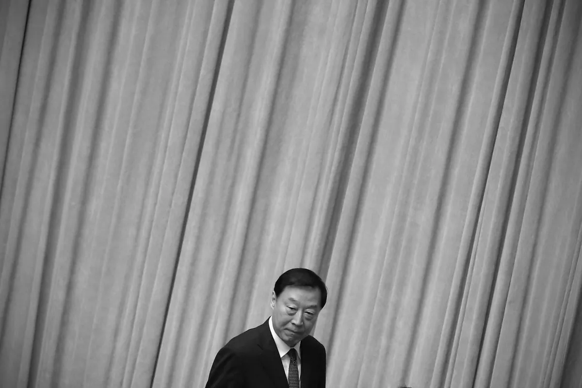 Former Jiangsu Provincial Communist Party Secretary Luo Zhijun at the Great Hall of the People in Beijing on March 15, 2015. A source familiar with the officialdom in Jiangsu Province said that officials have been ignoring orders from the central government. (Feng Li/Getty Images)