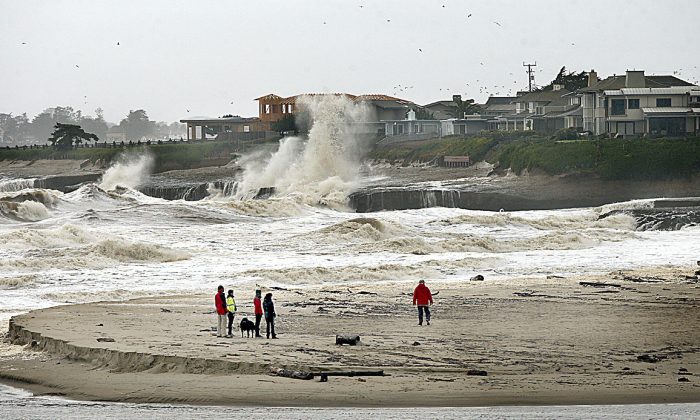 High Surf Causes Damage on California Coast