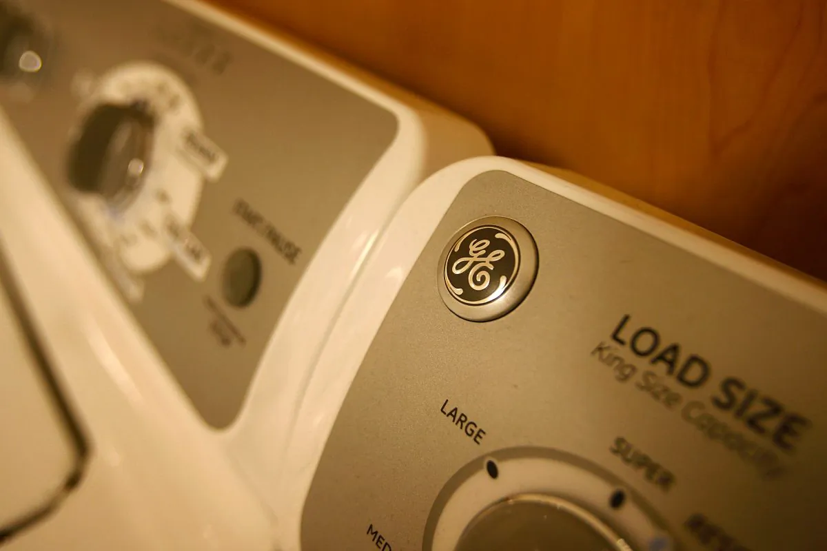 Washing machines are sold at a department store in Los Angeles on July 10, 2008. (David McNew/Getty Images)